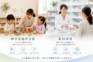 障害児通所支援＆薬局事業